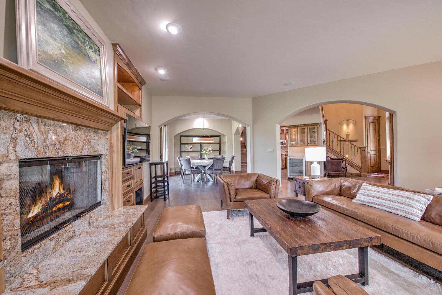 862 Penstemon Road Keystone, CO 80435 - Photo 5 of 49 Living room flows into dining area