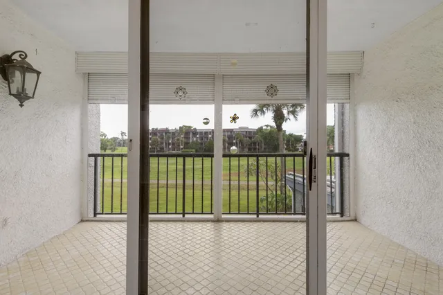a view of a large window with an outdoor space