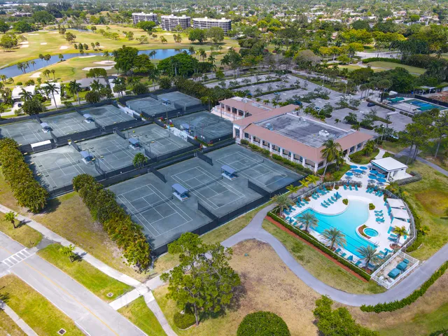 an aerial view of residential house with outdoor space