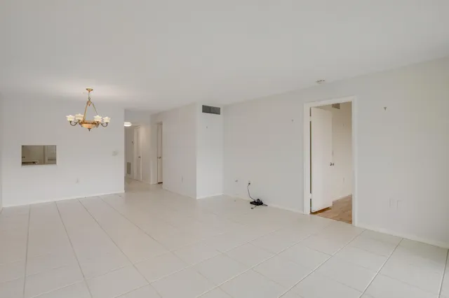 an empty room with a empty space