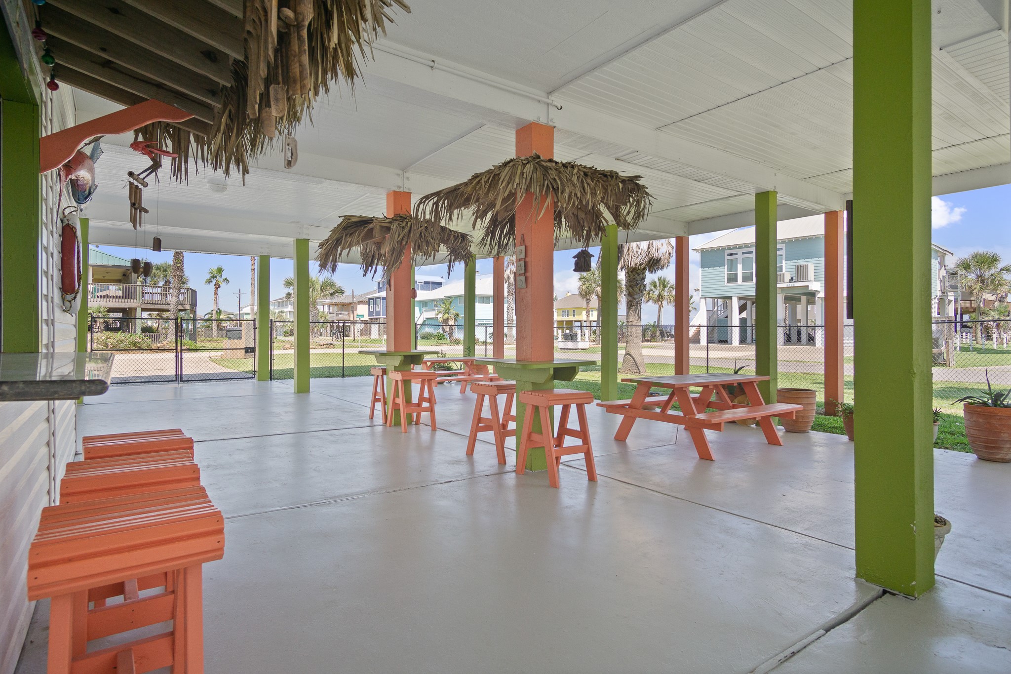 3297 Prides Way Crystal Beach, TX 77650 - Photo 2 of 42 an outdoor space with seating