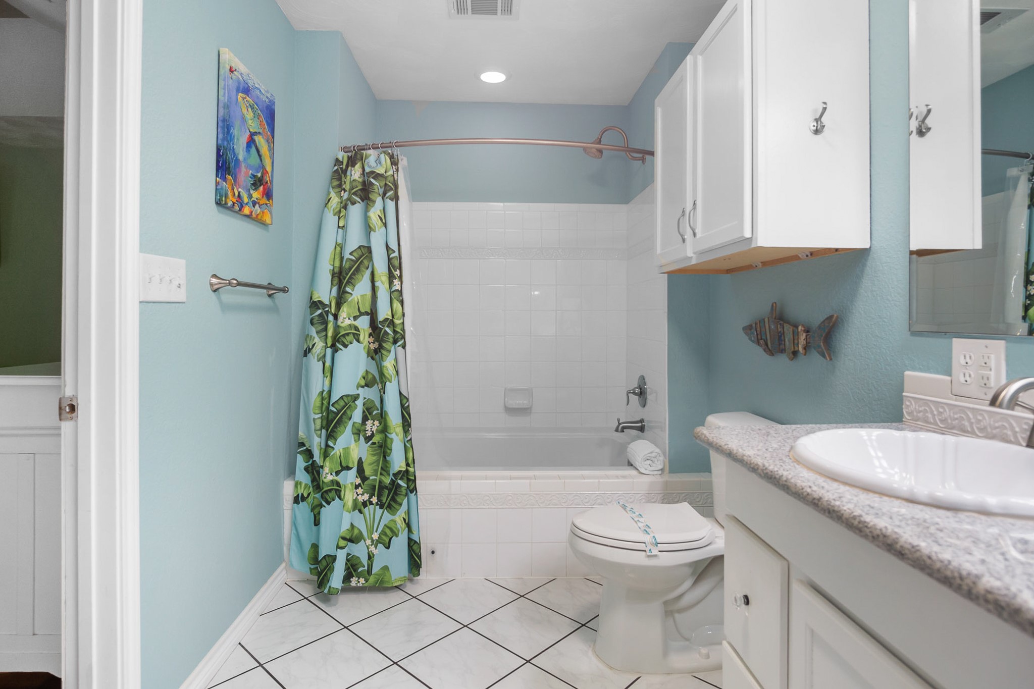 3297 Prides Way Crystal Beach, TX 77650 - Photo 31 of 42 a bathroom with a toilet sink and shower