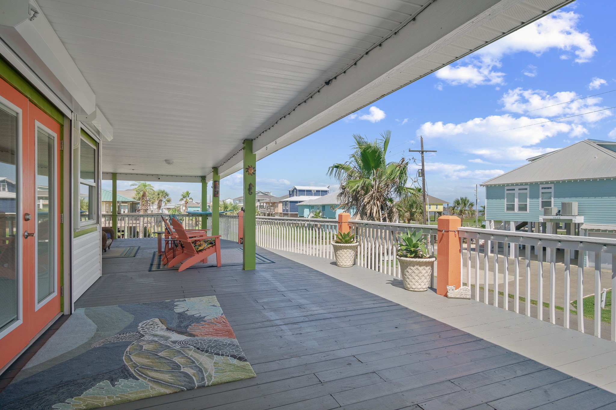 3297 Prides Way Crystal Beach, TX 77650 - Photo 36 of 42 a view of a balcony