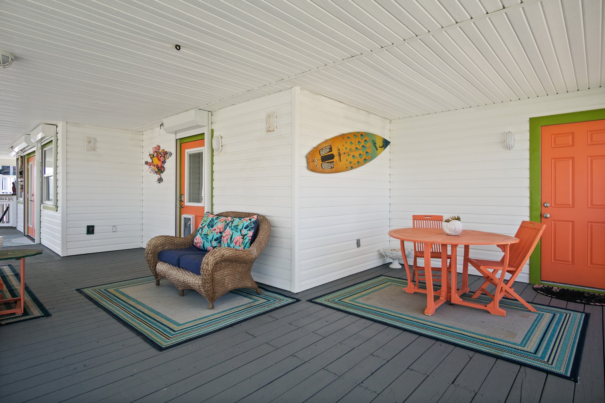 3297 Prides Way Crystal Beach, TX 77650 - Photo 39 of 42 a living room with furniture and wooden floor