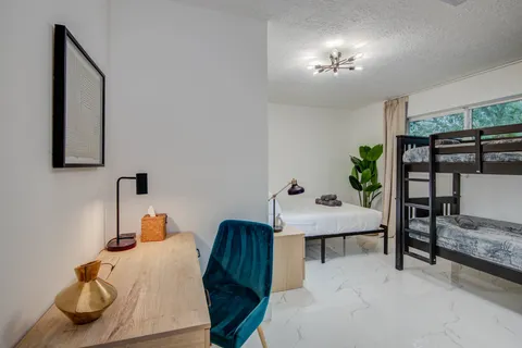 a room with furniture and window