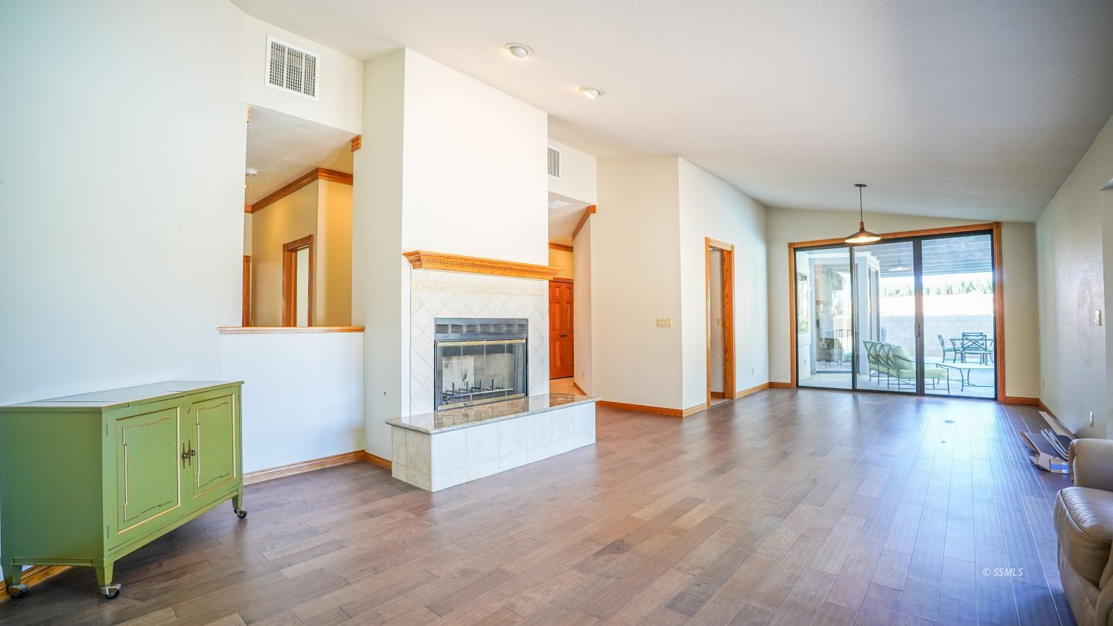 948 Hermosa Avenue Ridgecrest, CA 93555 - Photo 10 of 46 wooden floor in an empty room with a window