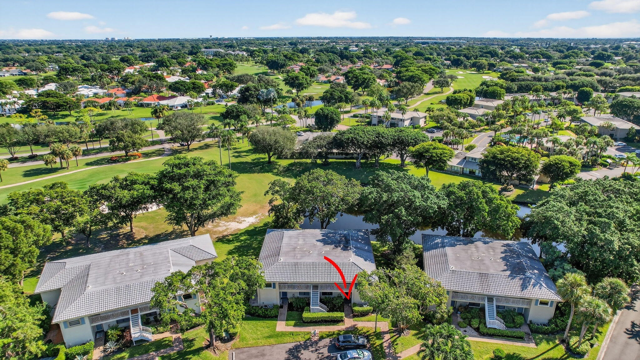 3 Westgate Lane, Unit C Boynton Beach, FL 33436 - Photo 44 of 98 an aerial view of multiple house