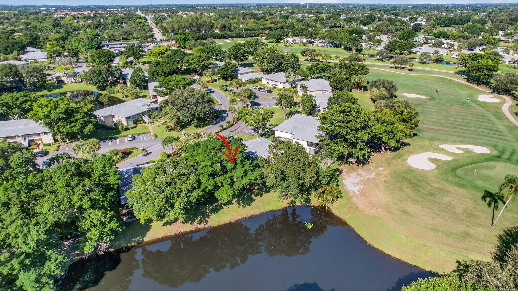 3 Westgate Lane, Unit C Boynton Beach, FL 33436 - Photo 48 of 98 an aerial view of residential houses with outdoor space