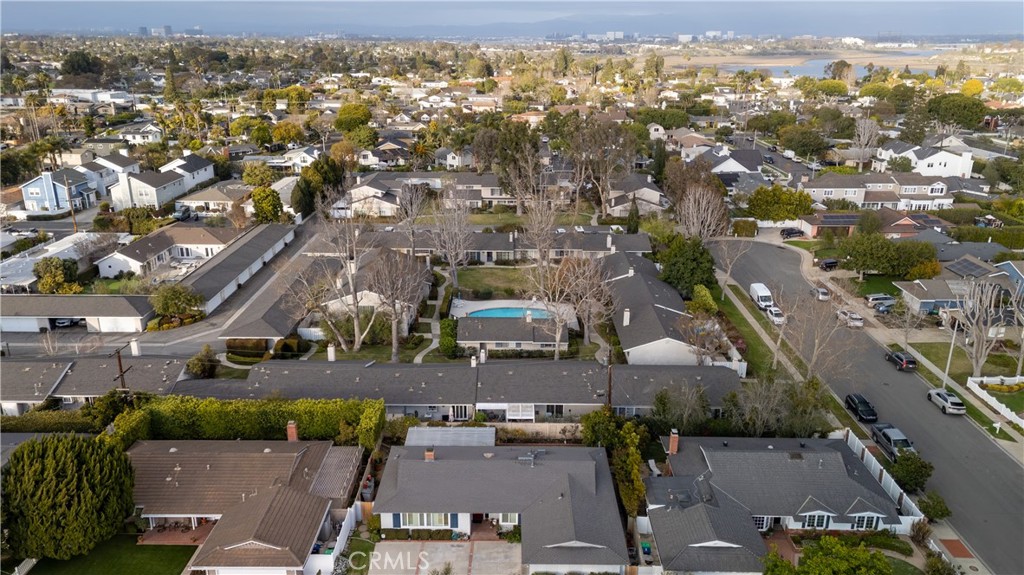 419 Gloucester Drive Costa Mesa, CA 92627 - Photo 36 of 51 an aerial view of a city with lots of residential buildings