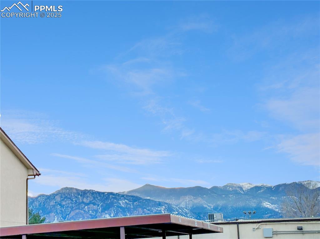 3033 Starlight Circle Colorado Springs, CO 80916 - Photo 40 of 44 a view of mountain with sky view