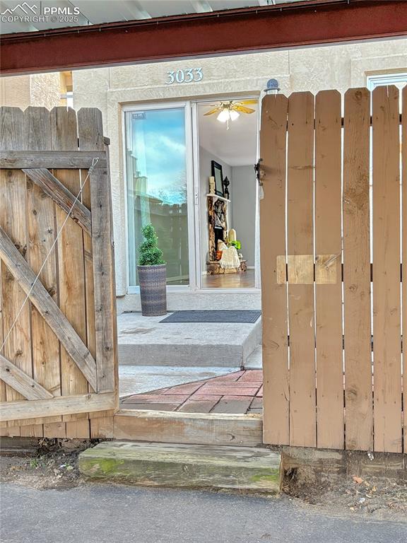 3033 Starlight Circle Colorado Springs, CO 80916 - Photo 10 of 44 a view of a entryway door of the building
