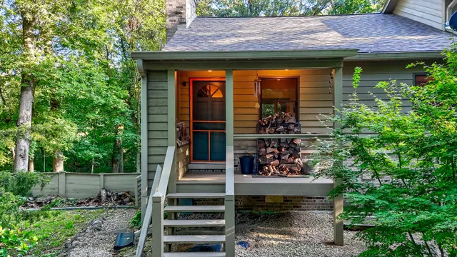 a view of house with outdoor space