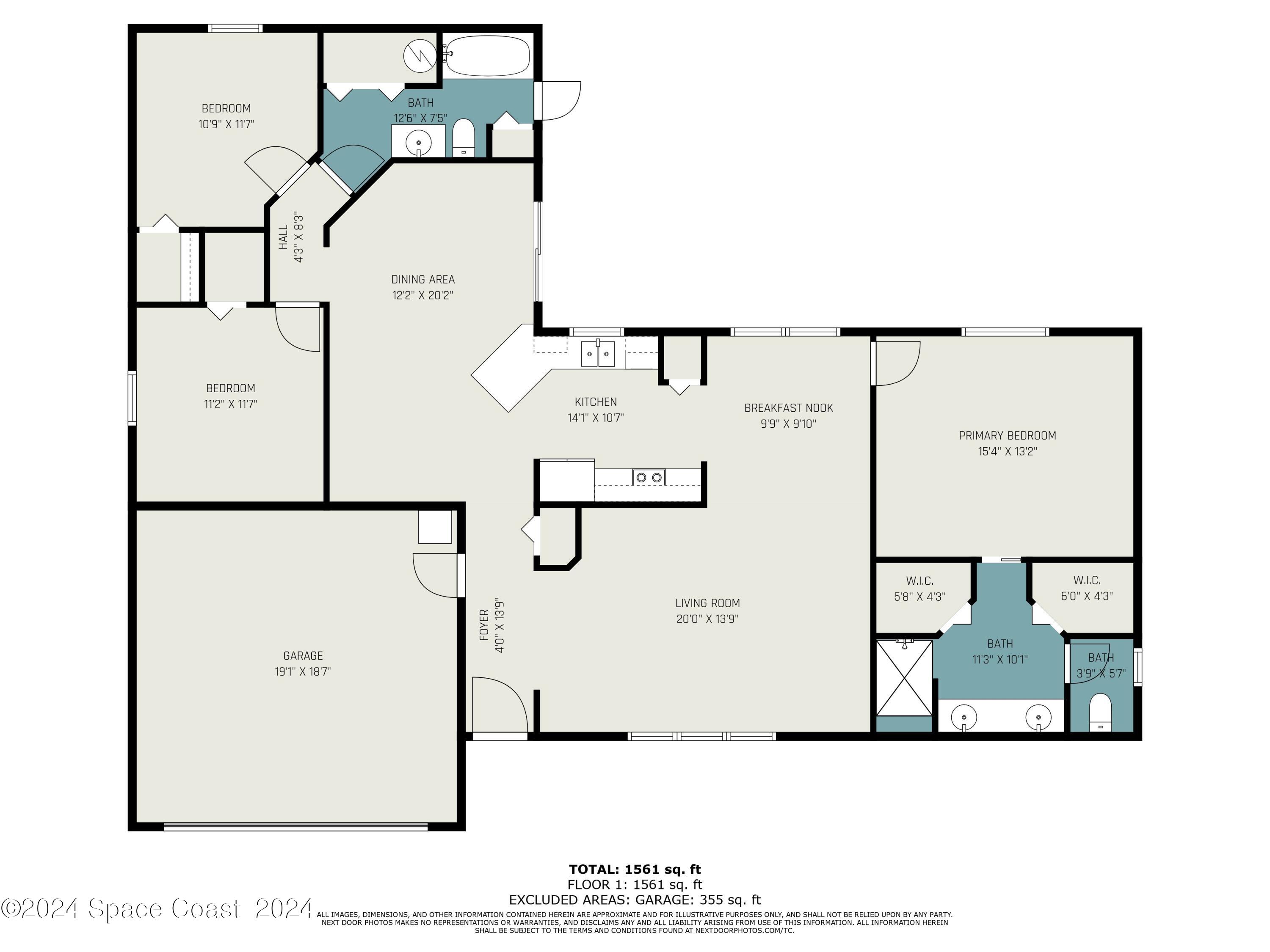 5486 Carrick Road Cocoa, FL 32927 - Photo 4 of 25 1st_floor_5486_carrick_road_cocoa_with_d