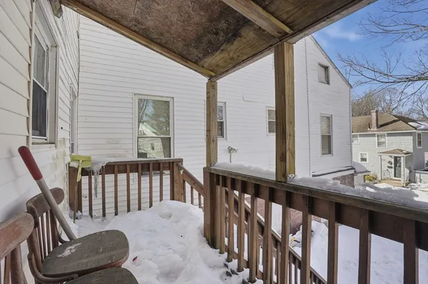 a view of a chair in the balcony