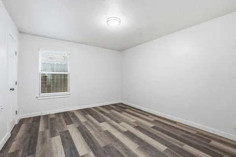 wooden floor in a room