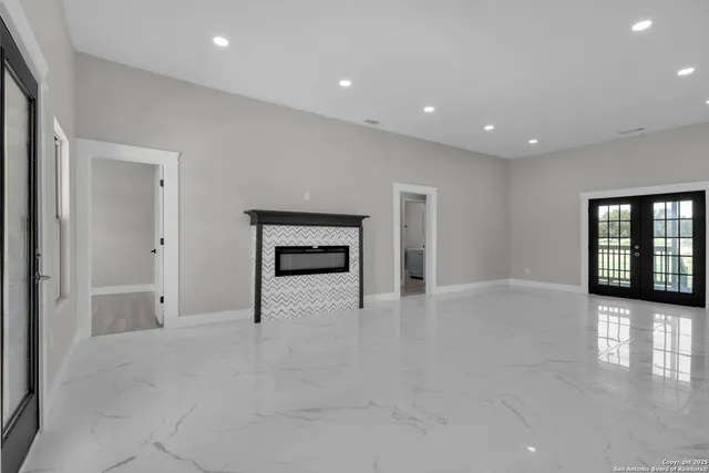 a view of an empty room