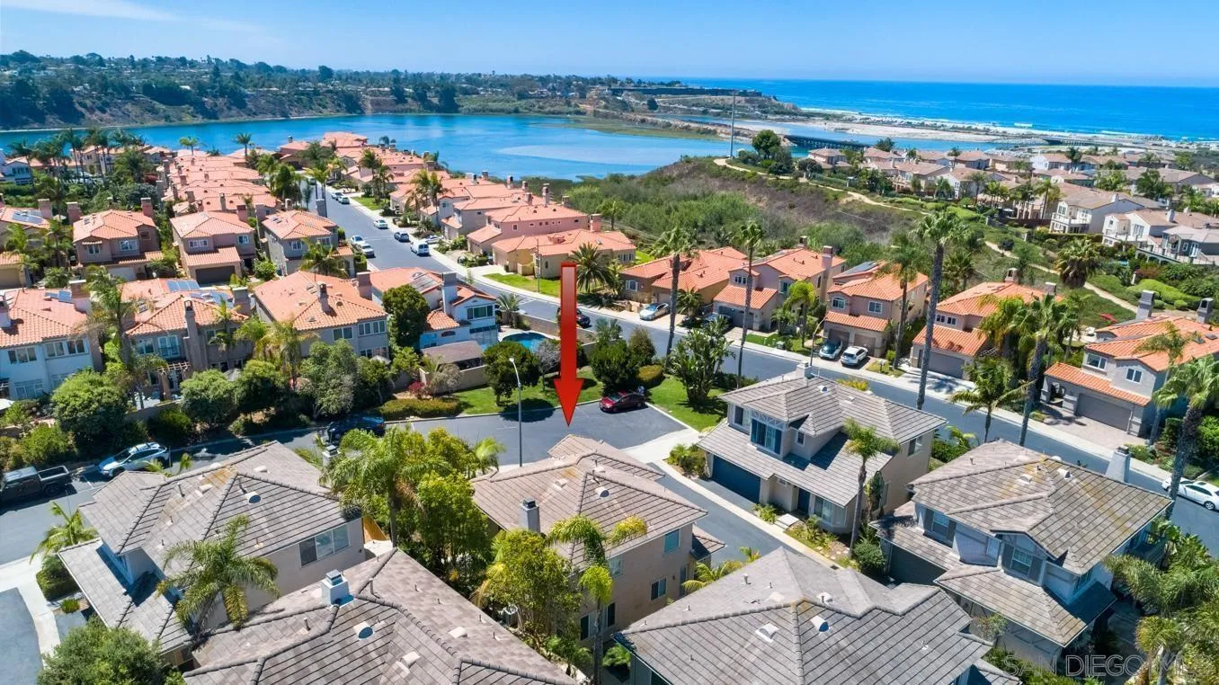 614 Compass Court Carlsbad, CA 92011 - Photo 3 of 33 an aerial view of house with yard and lake view