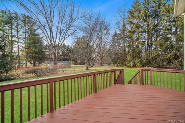 a view of balcony and deck