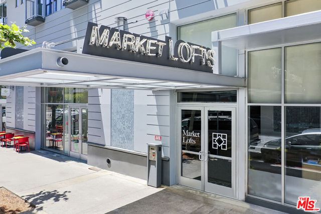 a front view of a building