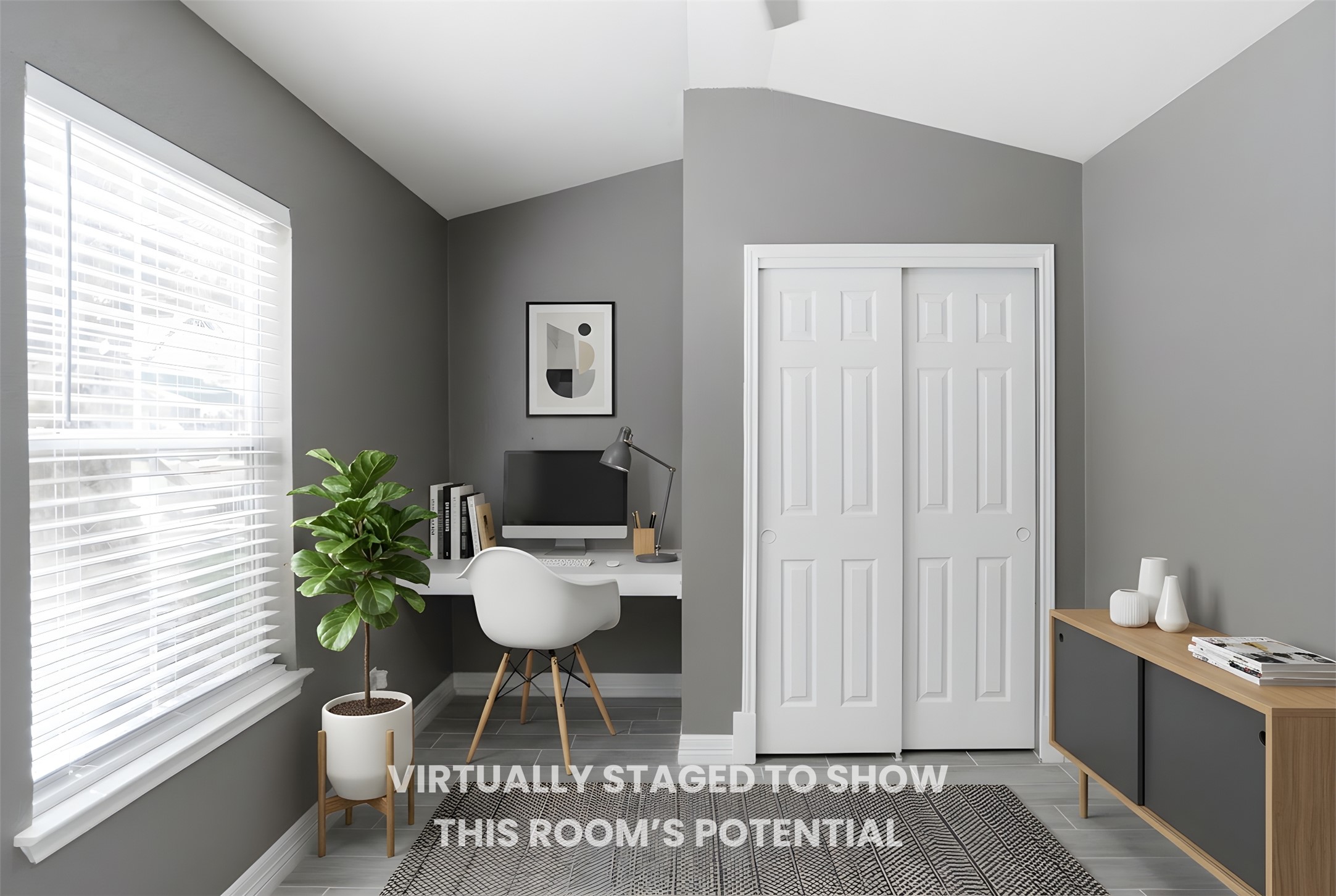 692 Scheel Kyle, TX 78640 - Photo 8 of 40 a workspace room with furniture and a potted plant