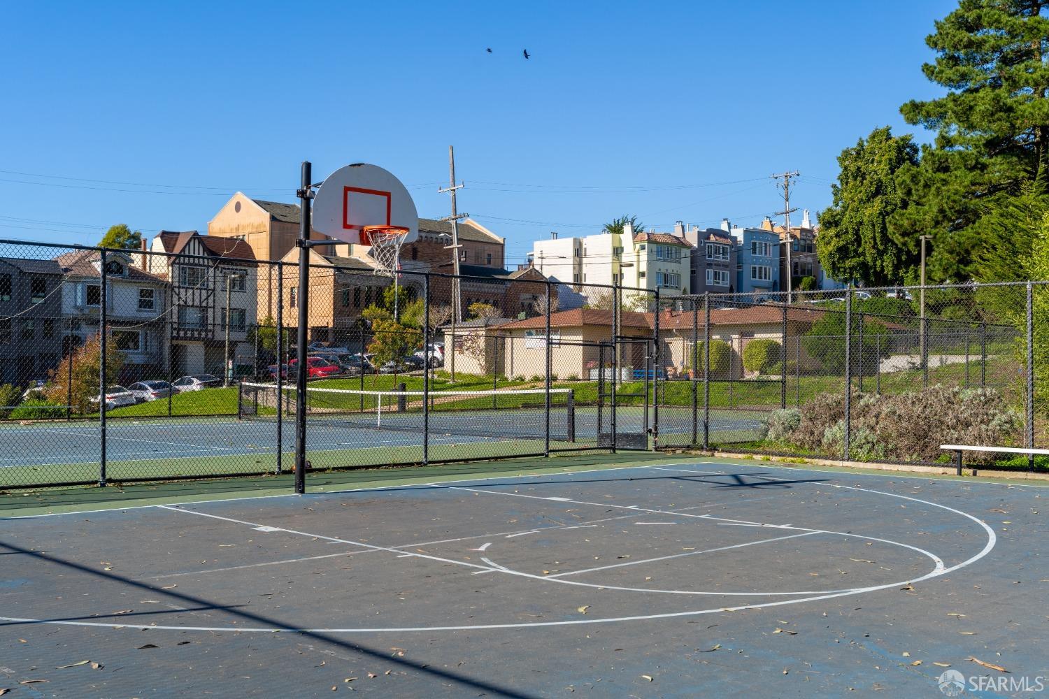 1644 Taraval Street San Francisco, CA 94116 - Photo 16 of 18 a view of a tennis court