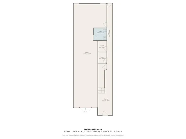 a picture of a bench in a room