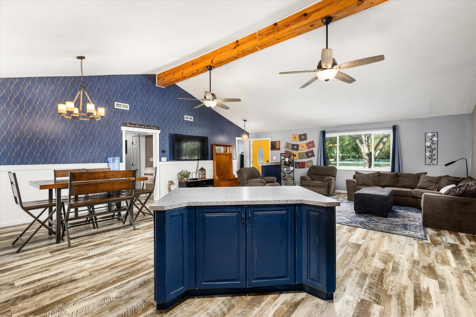 3440 Cardinal Lane Morris, IL 60450 - Photo 12 of 34 a view of a dining room with furniture window and wooden floor
