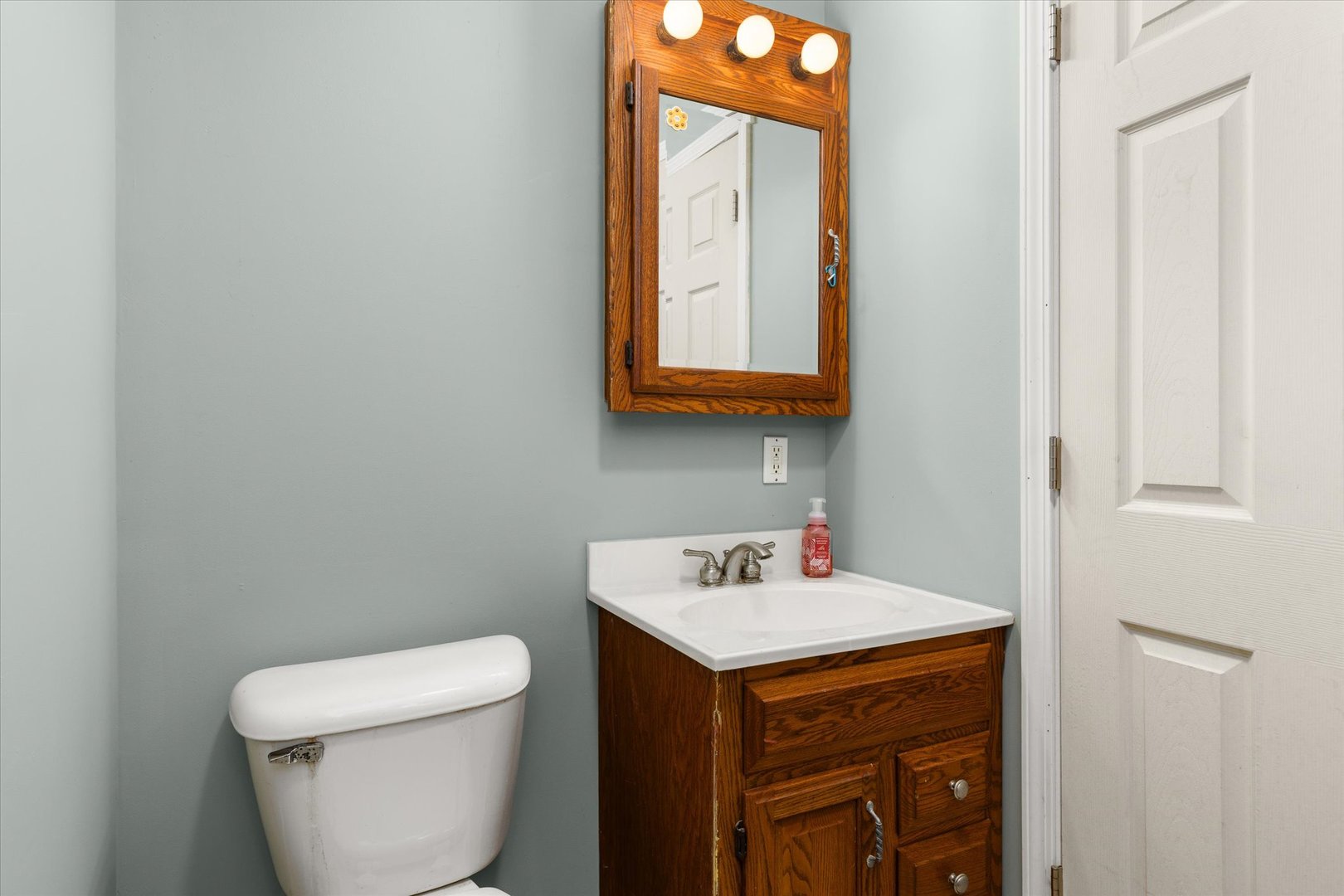 3440 Cardinal Lane Morris, IL 60450 - Photo 27 of 34 a bathroom with a sink a toilet and a mirror