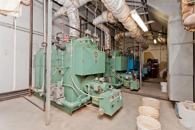 an aerial view of a house with outdoor space