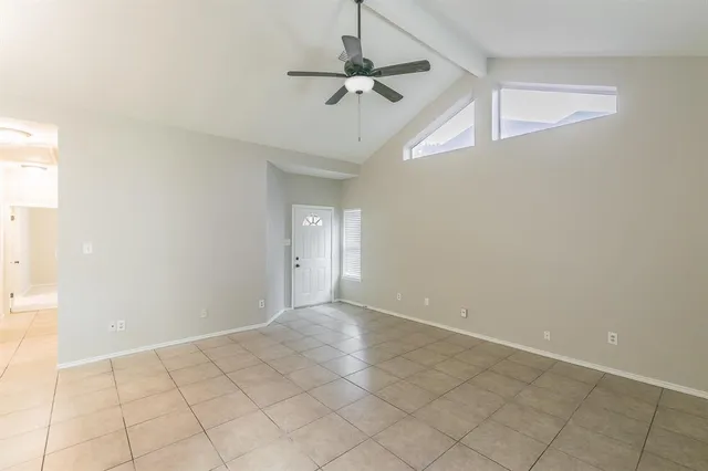 a view of an empty room