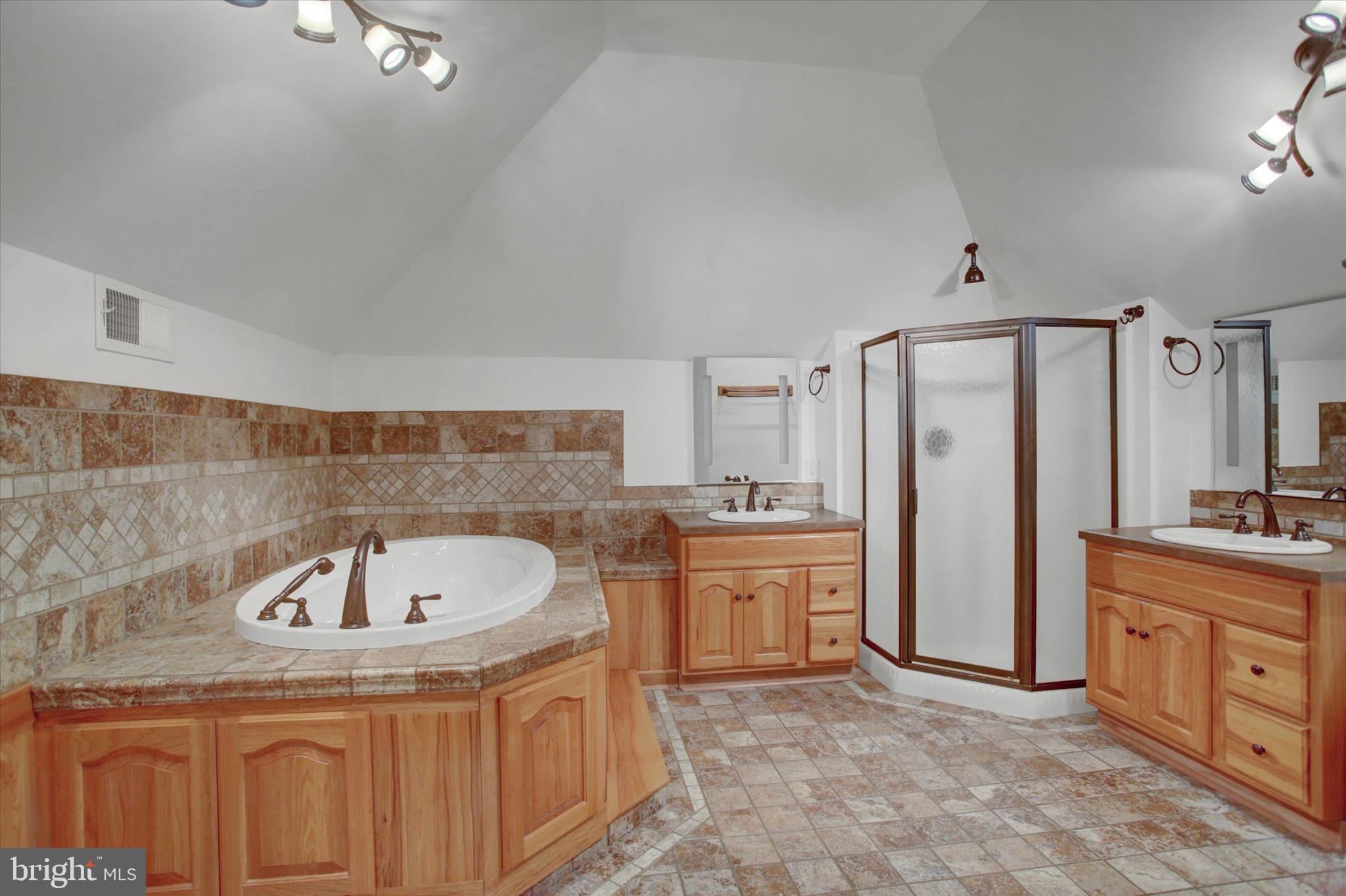 98 Peach Glen Road Gardners, PA 17324 - Photo 36 of 85 a bathroom with a sink a mirror and a bathtub