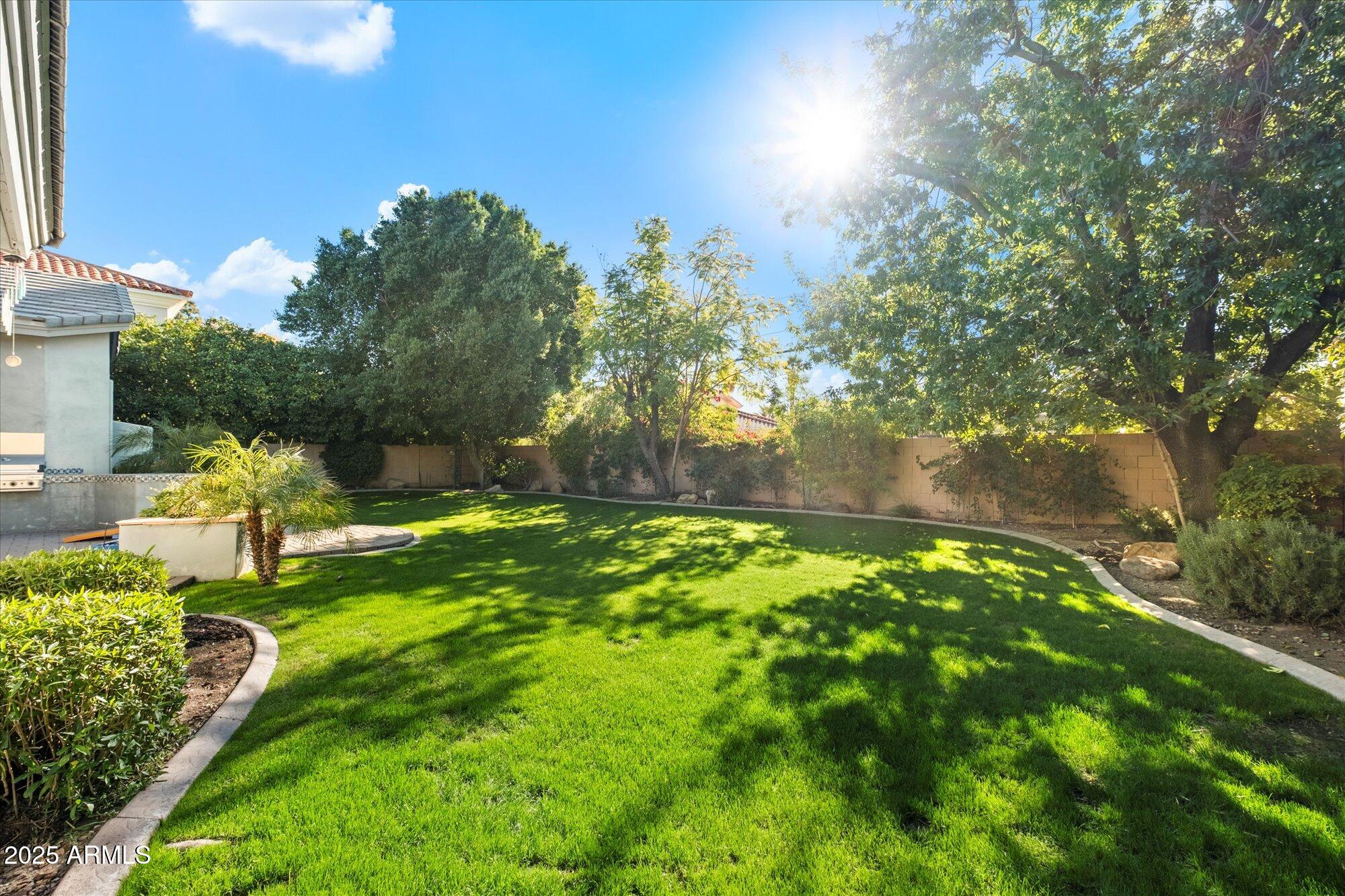 11 West San Juan Avenue Phoenix, AZ 85013 - Photo 35 of 40 a backyard of a house with lots of green space and outdoor seating