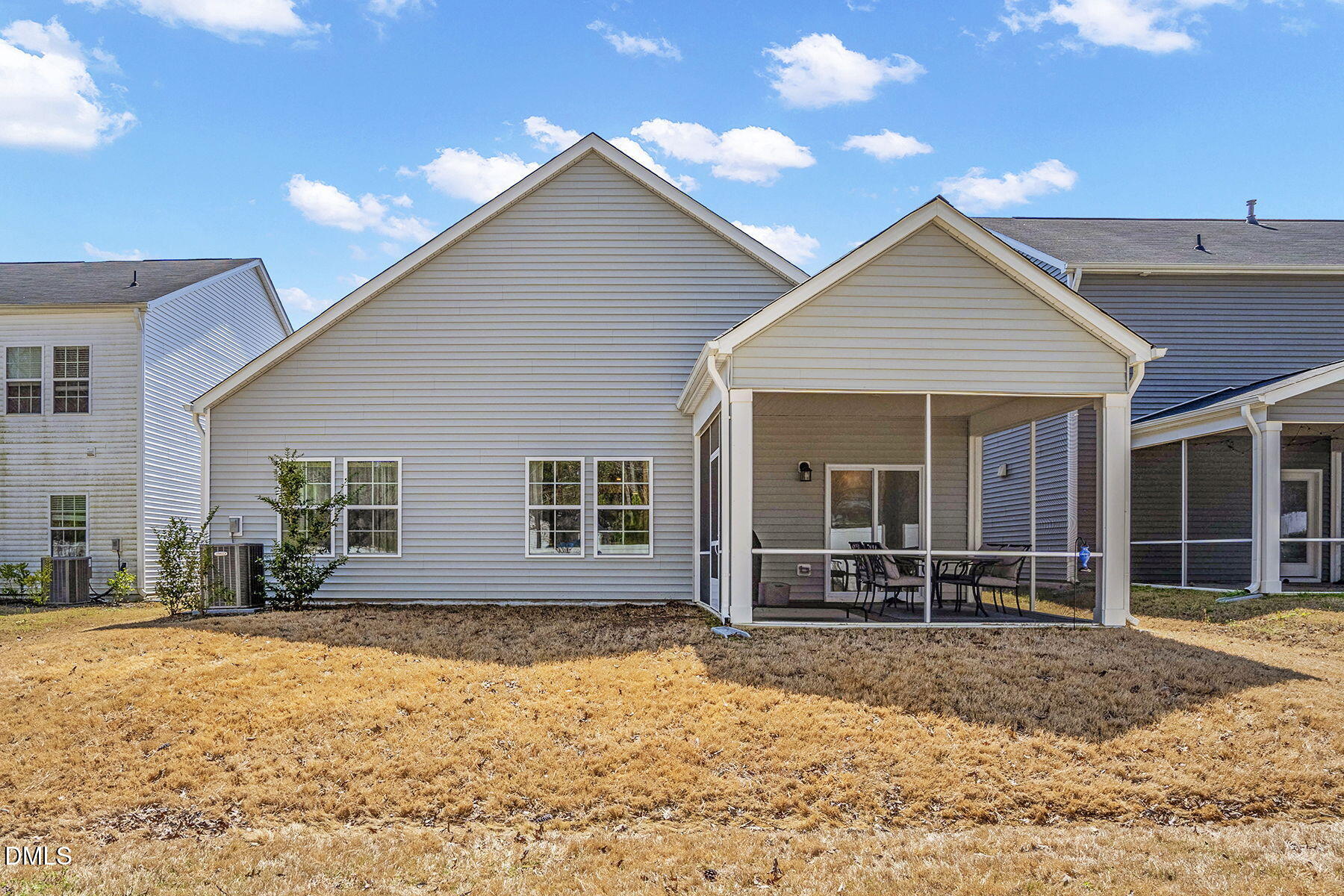 244 Chateau Way Angier, NC 27501 - Photo 29 of 30 a front view of a house with a yard outdoor seating and barbeque oven