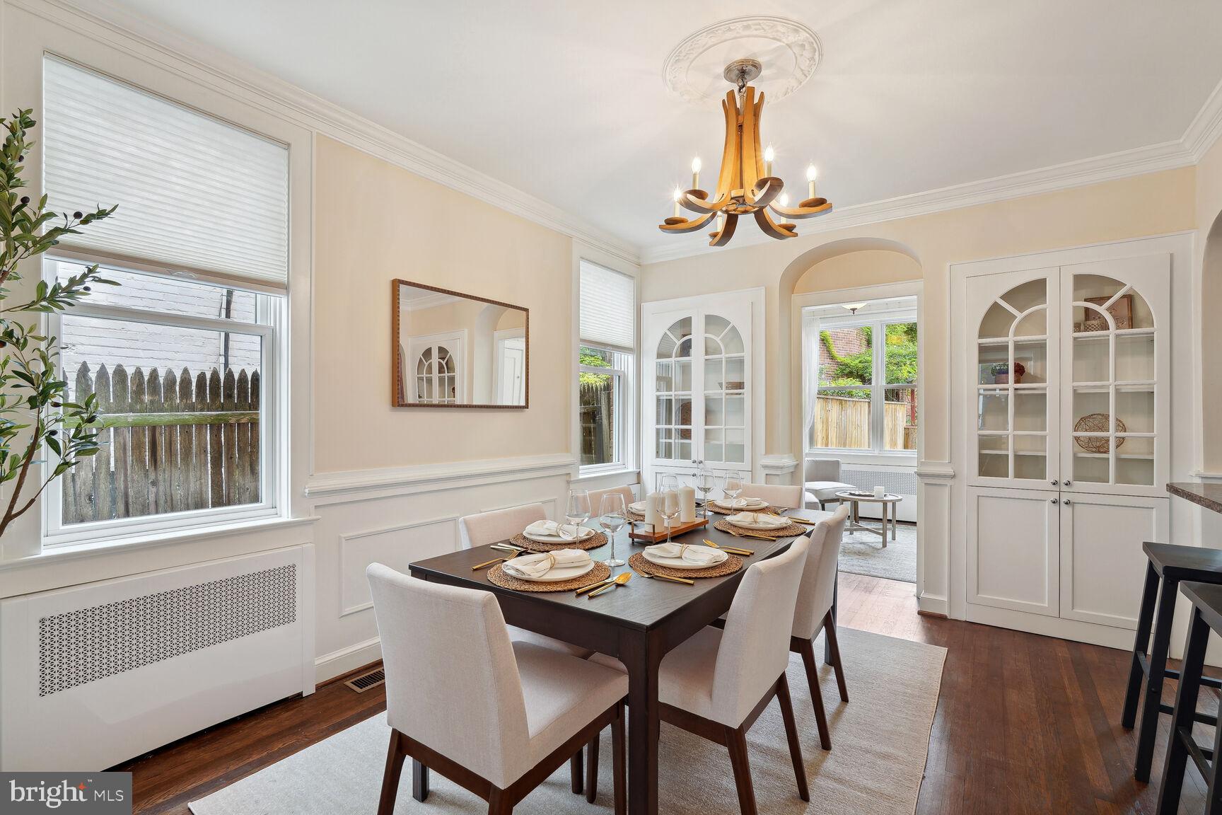2459 Tunlaw Road Northwest Washington, DC 20007 - Photo 7 of 50 Dining Room/ Kitchen