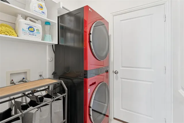 a close view of utility room