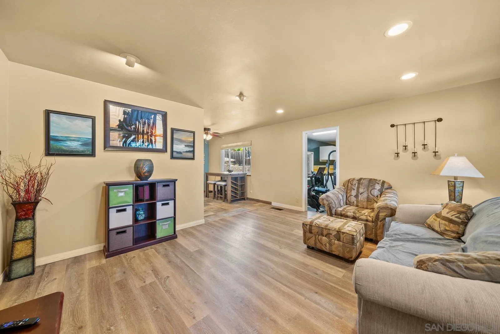 2327 Morro Road Fallbrook, CA 92028 - Photo 3 of 75 a living room with furniture and wooden floor
