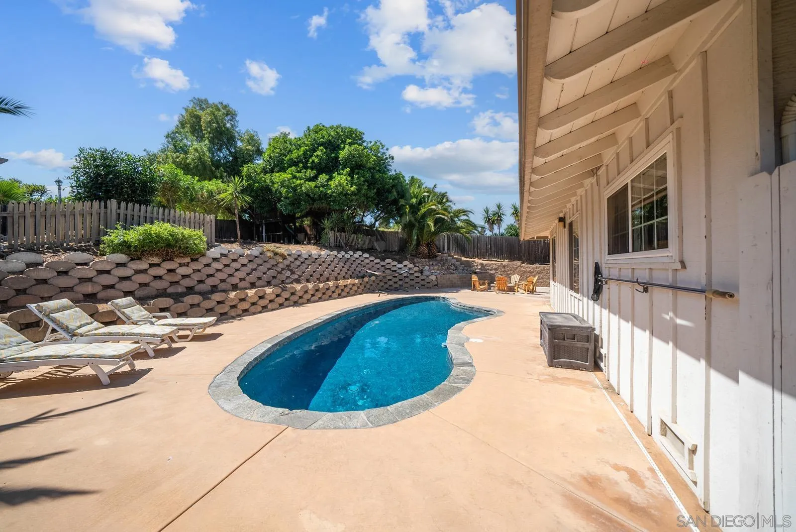 2327 Morro Road Fallbrook, CA 92028 - Photo 49 of 75 a view of a swimming pool with a yard