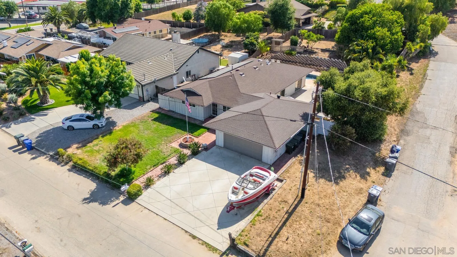 2327 Morro Road Fallbrook, CA 92028 - Photo 64 of 75 an aerial view of a house with outdoor space