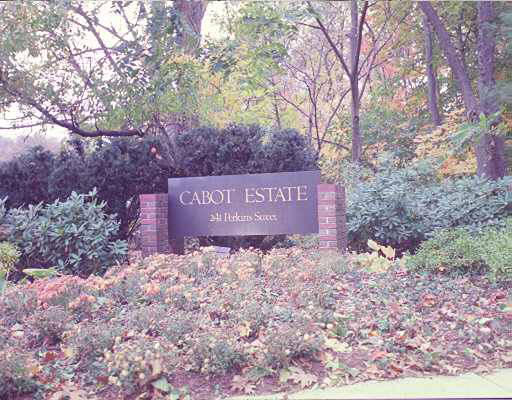a view of outdoor space with sign board