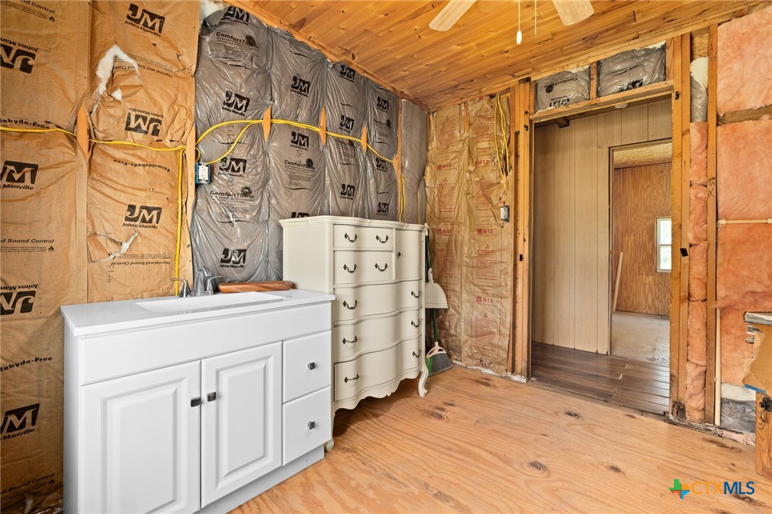 586 Private Road 3448 Kempner, TX 76539 - Photo 24 of 40 a bathroom with a sink and a mirror