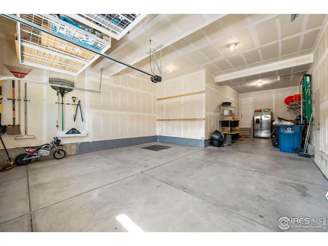 a view of balcony with wooden floor