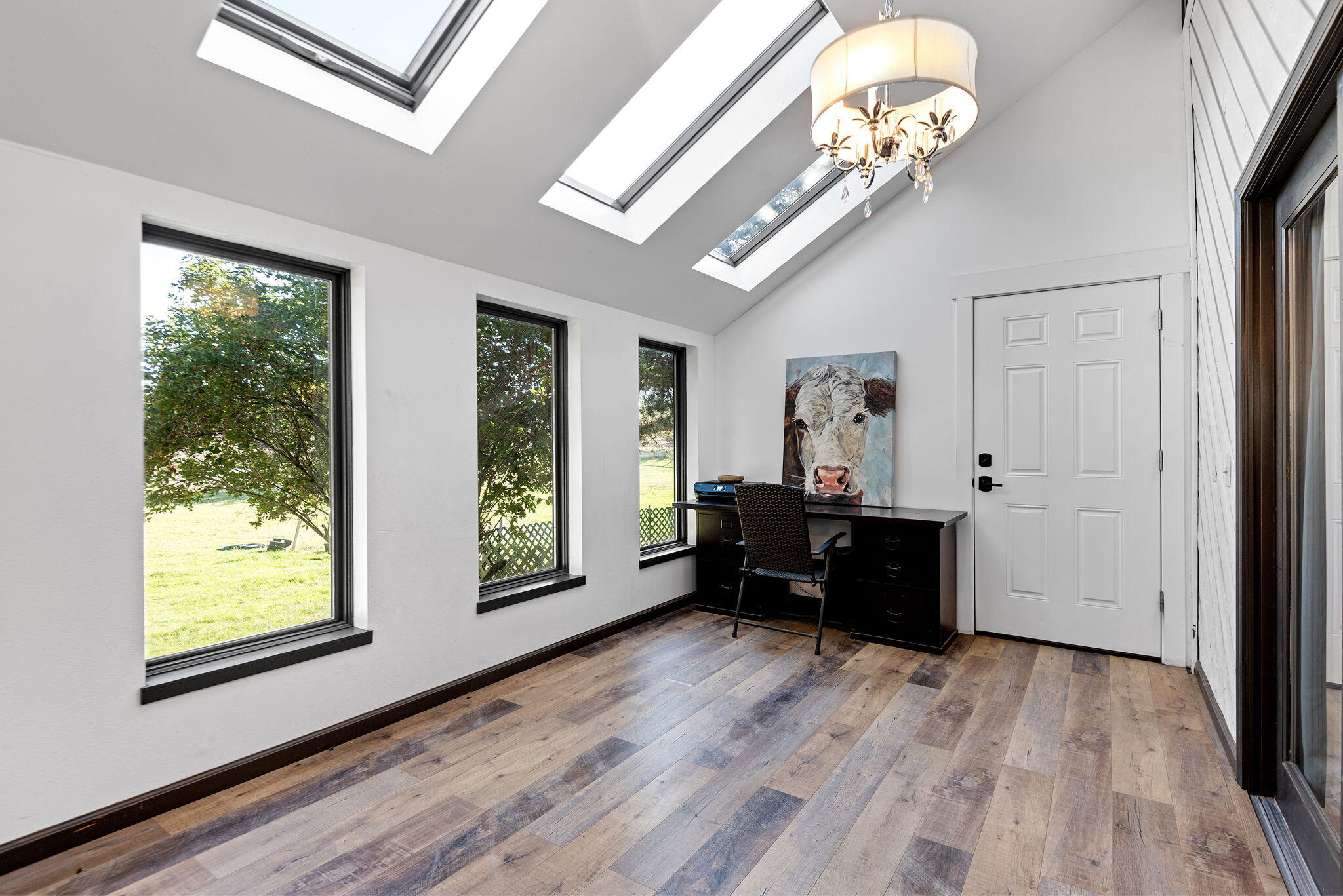 63385 Old Deschutes Road Bend, OR 97701 - Photo 16 of 38 access to the primary bedroom and enclosed porch with views to the pasture