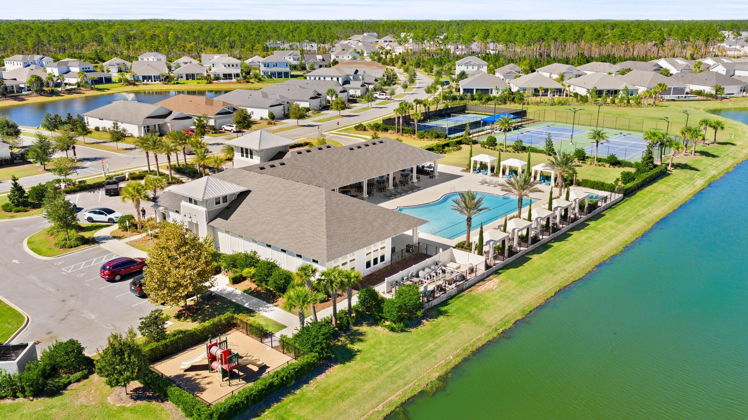 1659 Pathways Dr Inlet Beach Inlet Beach, FL 32461 - Photo 19 of 30 an aerial view of residential houses with outdoor space