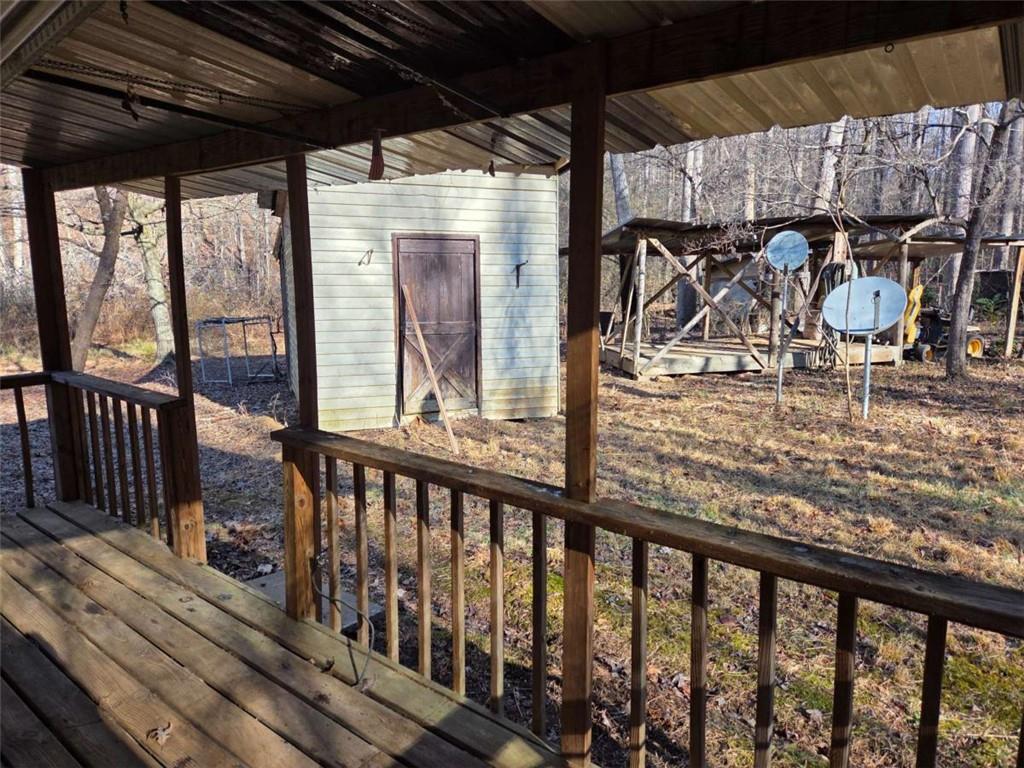 408 Apple Ridge 1 Dawsonville, GA 30534 - Photo 24 of 35 a view of a porch with wooden floor