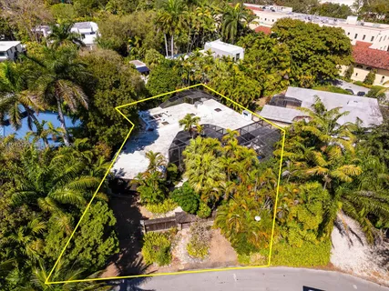 a backyard of a house