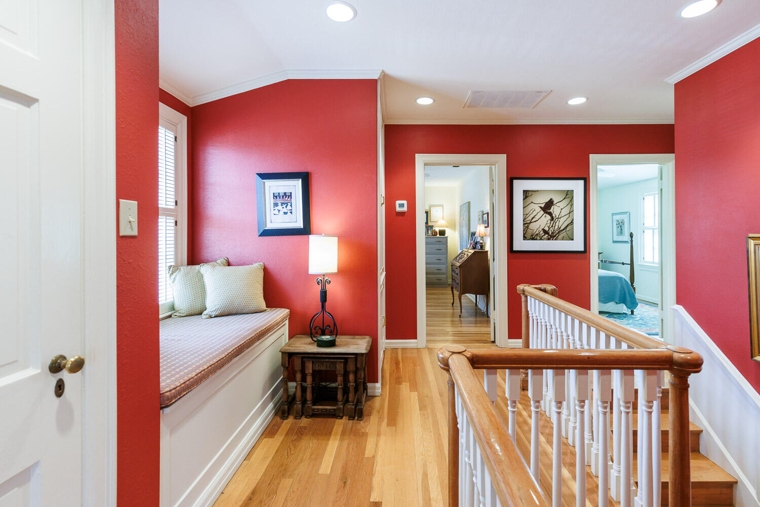 2607 22nd Street Lubbock, TX 79410 - Photo 39 of 87 a bedroom with furniture and a wooden floor