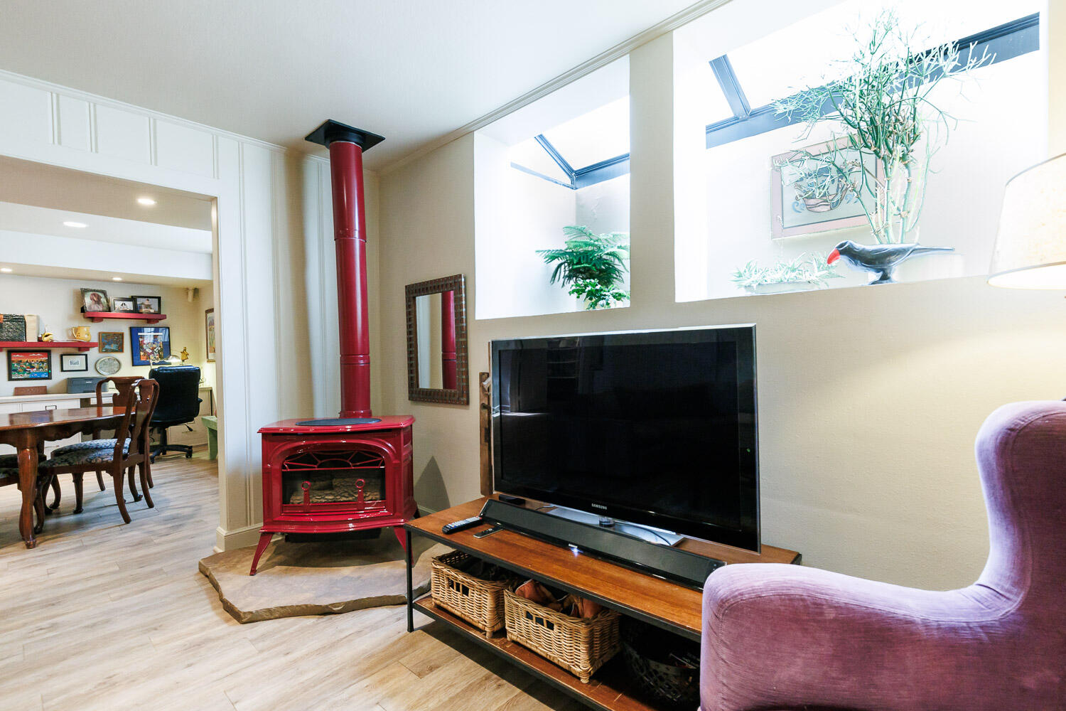 2607 22nd Street Lubbock, TX 79410 - Photo 58 of 87 a living room with furniture and a flat screen tv