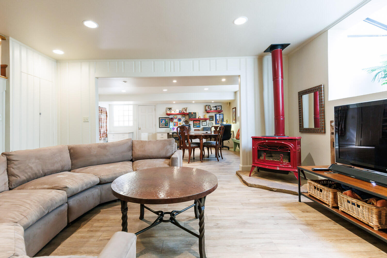 2607 22nd Street Lubbock, TX 79410 - Photo 59 of 87 a living room with furniture and a flat screen tv