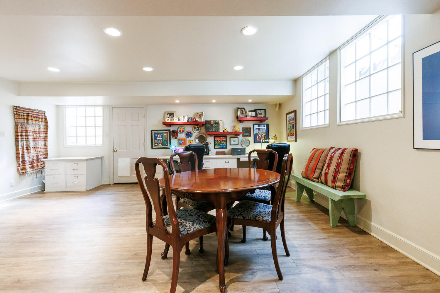 2607 22nd Street Lubbock, TX 79410 - Photo 60 of 87 a view of a a dining room with furniture window and wooden floor