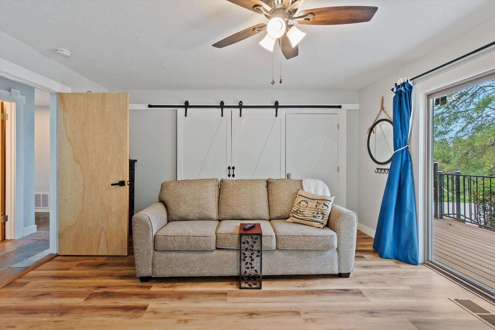 19754 Solus Campground Road Lakehead, CA 96051 - Photo 56 of 94 a living room with furniture and a wooden floor